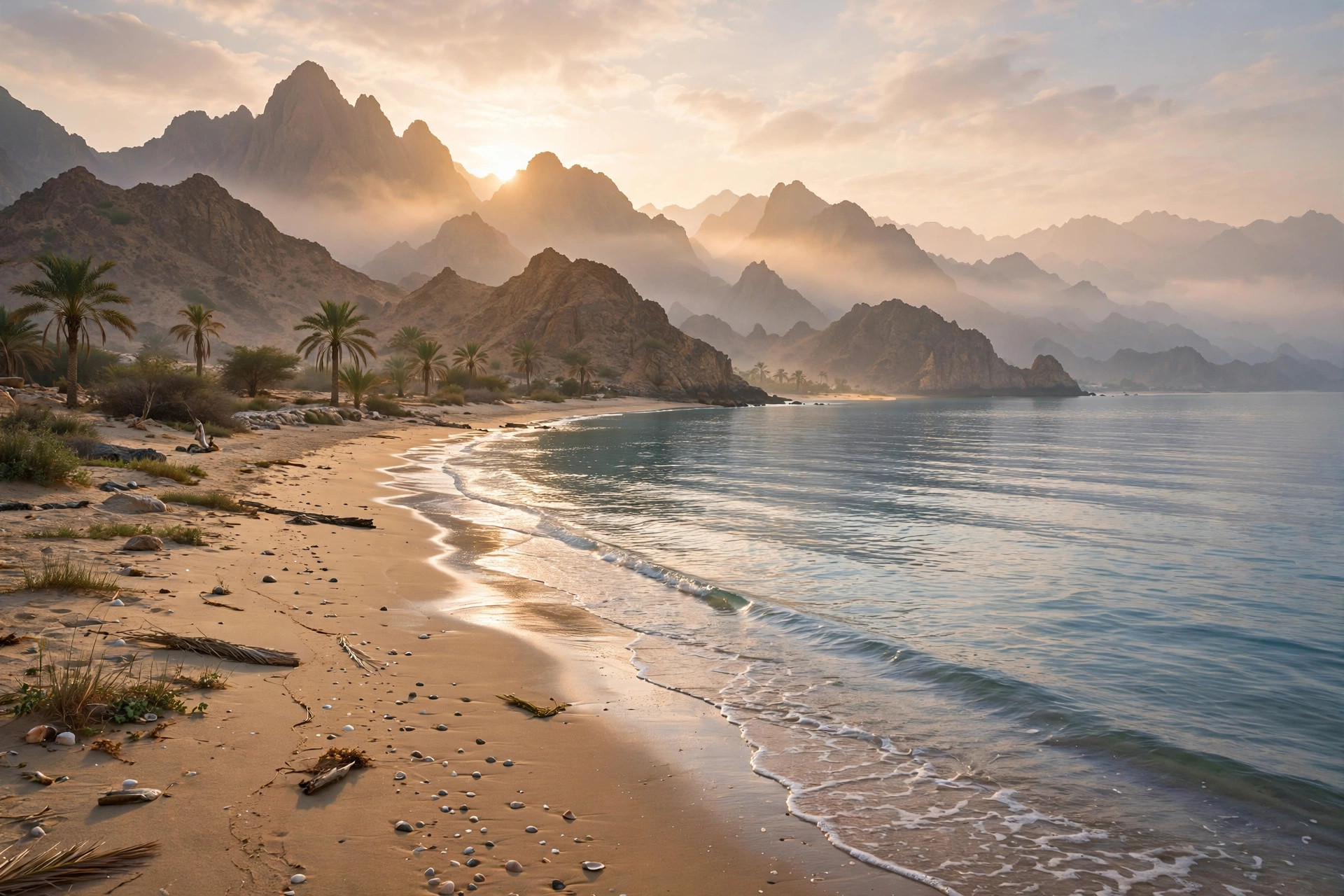 Fujairah east coast beach